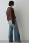 【予約販売】カシミヤ混ファークルーネックニットプルオーバー ウィム ガゼット/Whim Gazette