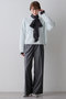 【予約販売】カシミヤ混ファークルーネックニットプルオーバー ウィム ガゼット/Whim Gazette