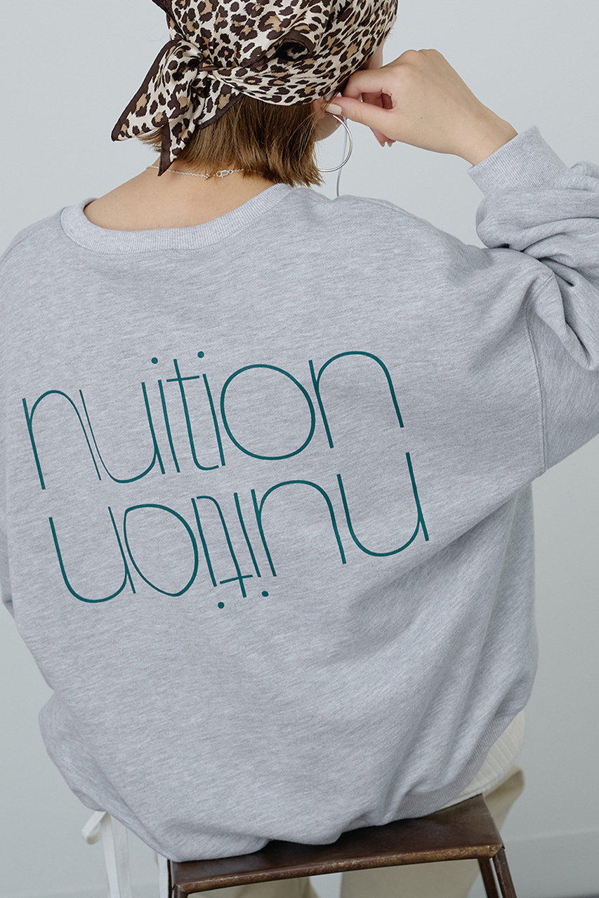 【Nuition】ロゴスウェット