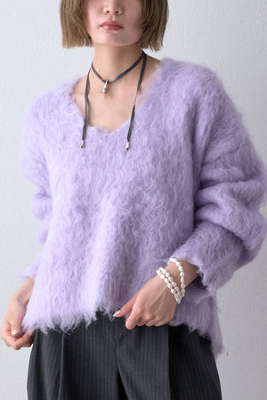 ウィム ガゼット/Whim Gazetteの【予約販売】〈WEB限定〉【THE PAUSE】シャギーVネックプルオーバー(110300/110301)