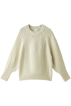 ウィム ガゼット/Whim GazetteのCARMAケーブルニットプルオーバー