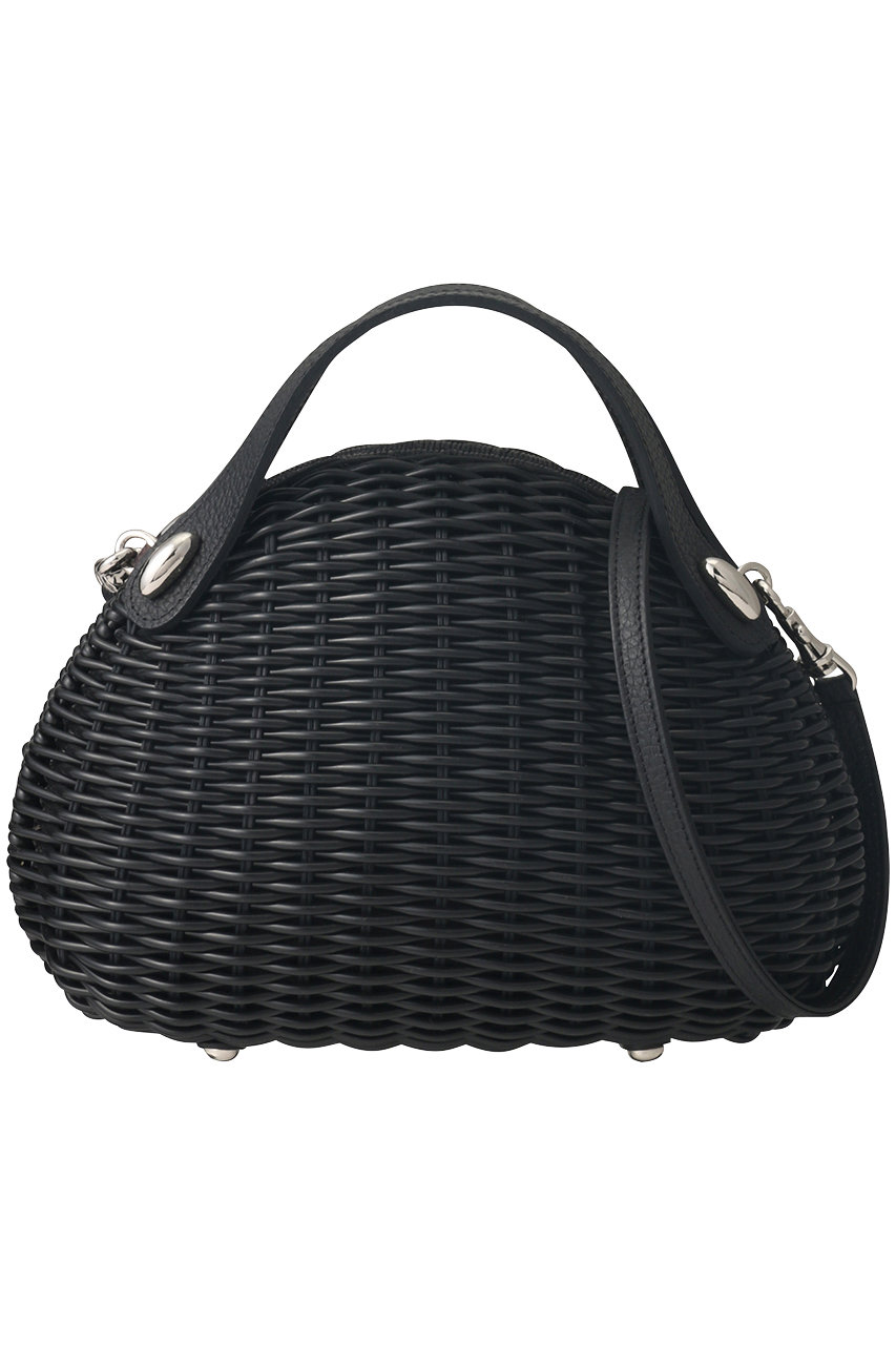 HELIOPOLE 【TOFF & LOADSTONE】Grandma's rattanハンドバッグ (ブラック, F) エリオポール ELLE SHOP