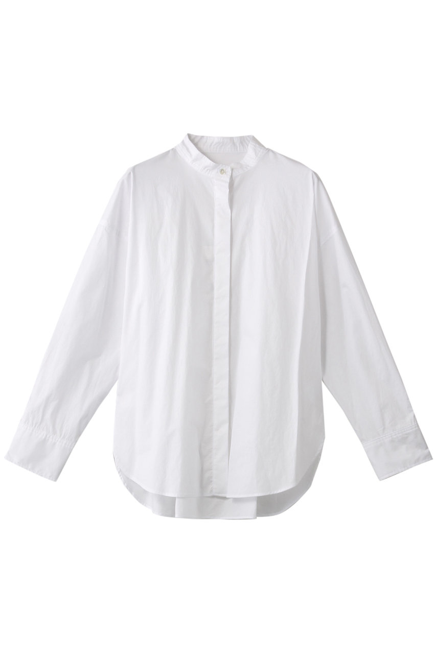 ＜ELLE SHOP＞ 50%OFF！HELIOPOLE スタンドカラーシャツ (ホワイト 38) エリオポール ELLE SHOP