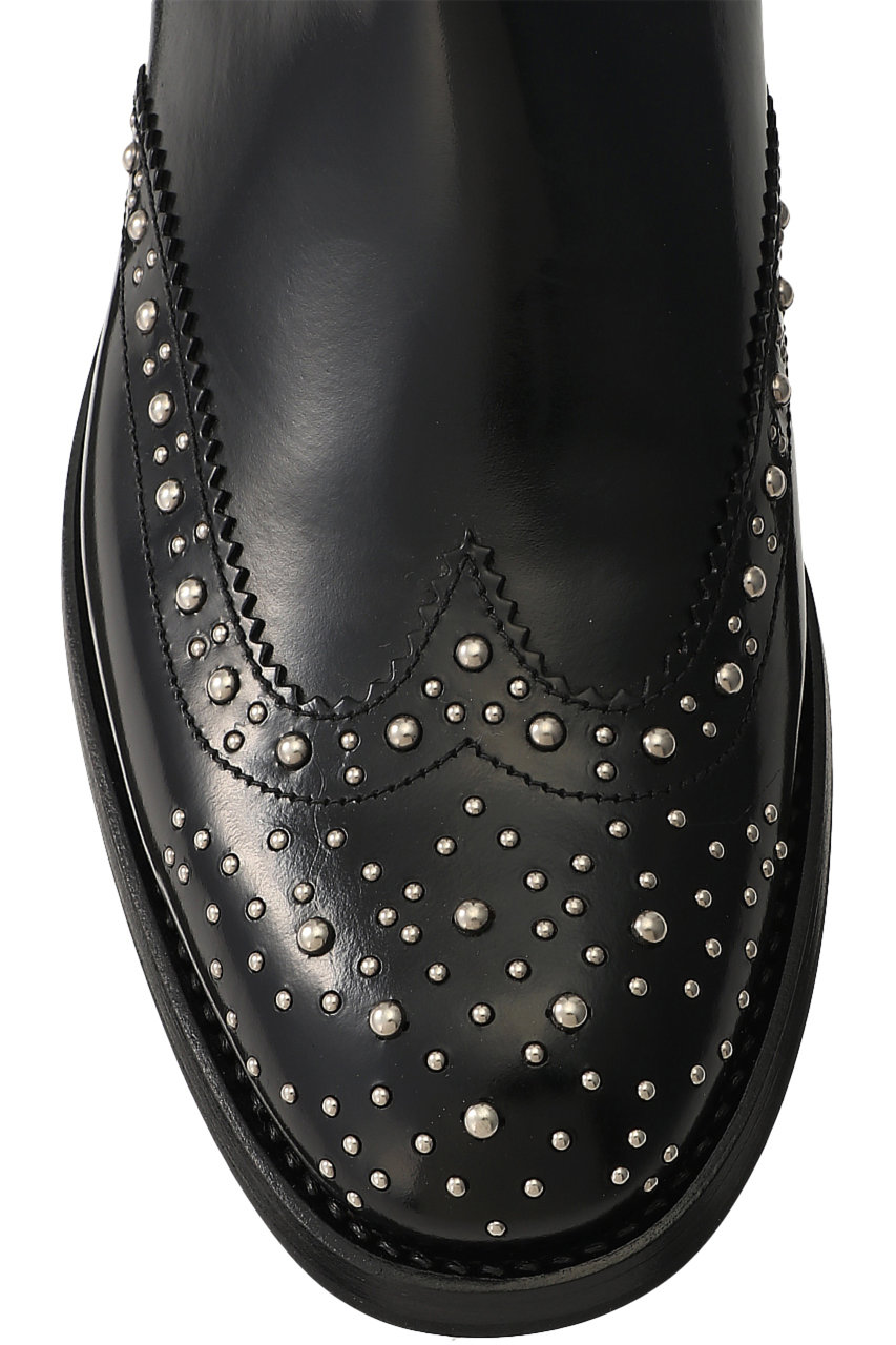 Church's スタッズ付きサイドゴアブーツ ブラック HELIOPOLE(エリオポール)｜【CHURCH'S】スタッズ付サイドゴアブーツ