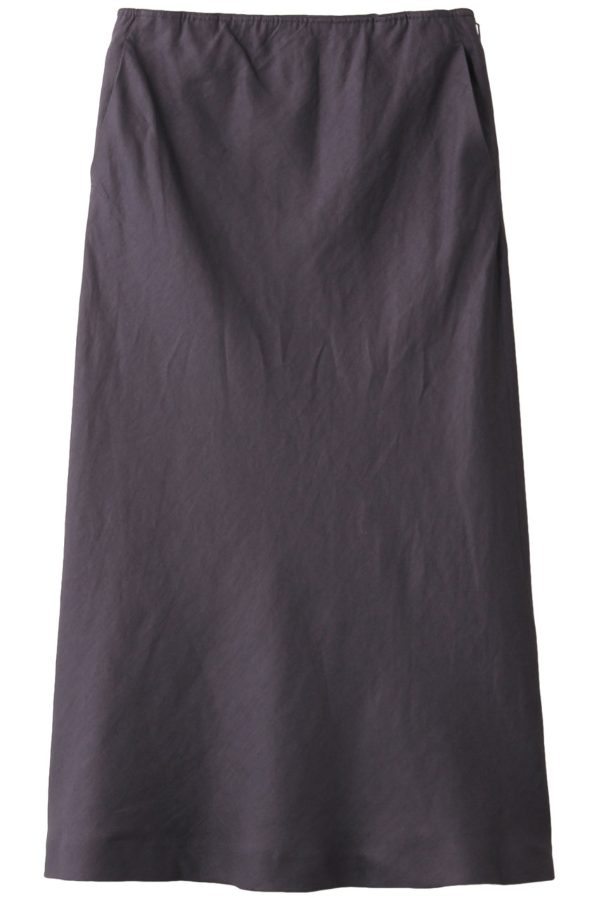 エリオポール/HELIOPOLEのリネンバイヤスロングスカート(モーブ/4203-1515)