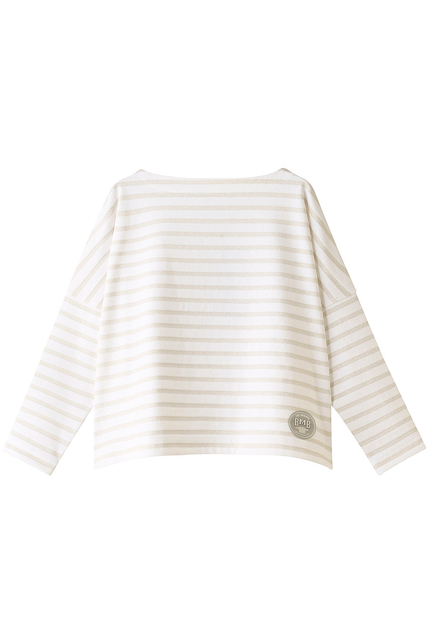 HELIOPOLE 【Traditional Weatherwear】BMB SHIRT/ビッグマリンボーダーシャツ (シルバー, S) エリオポール ELLE SHOP