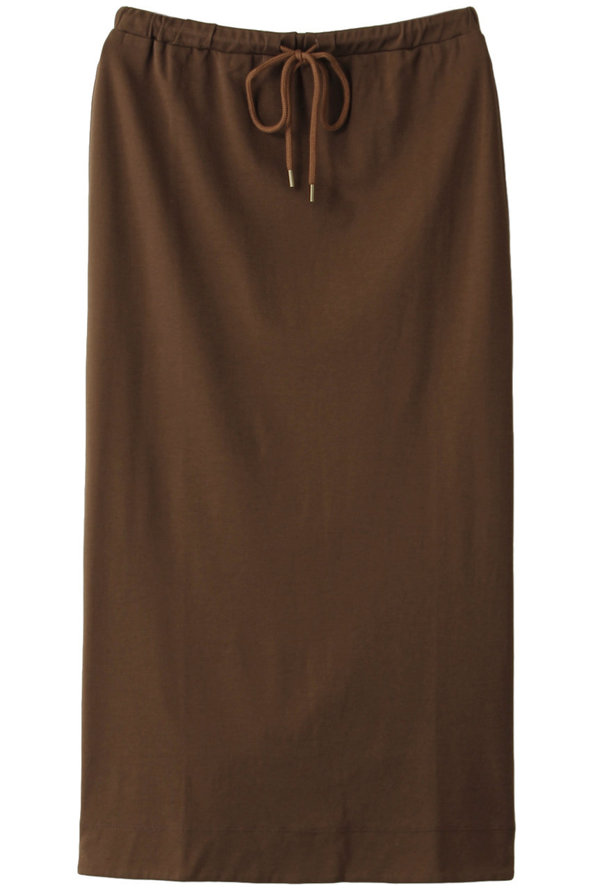 ＜ELLE SHOP＞ 40%OFF！HELIOPOLE 【THREE DOTS】Smooth Supima Jersey mild skirt/スカート (ブラウン XS) エリオポール ELLE SHOP