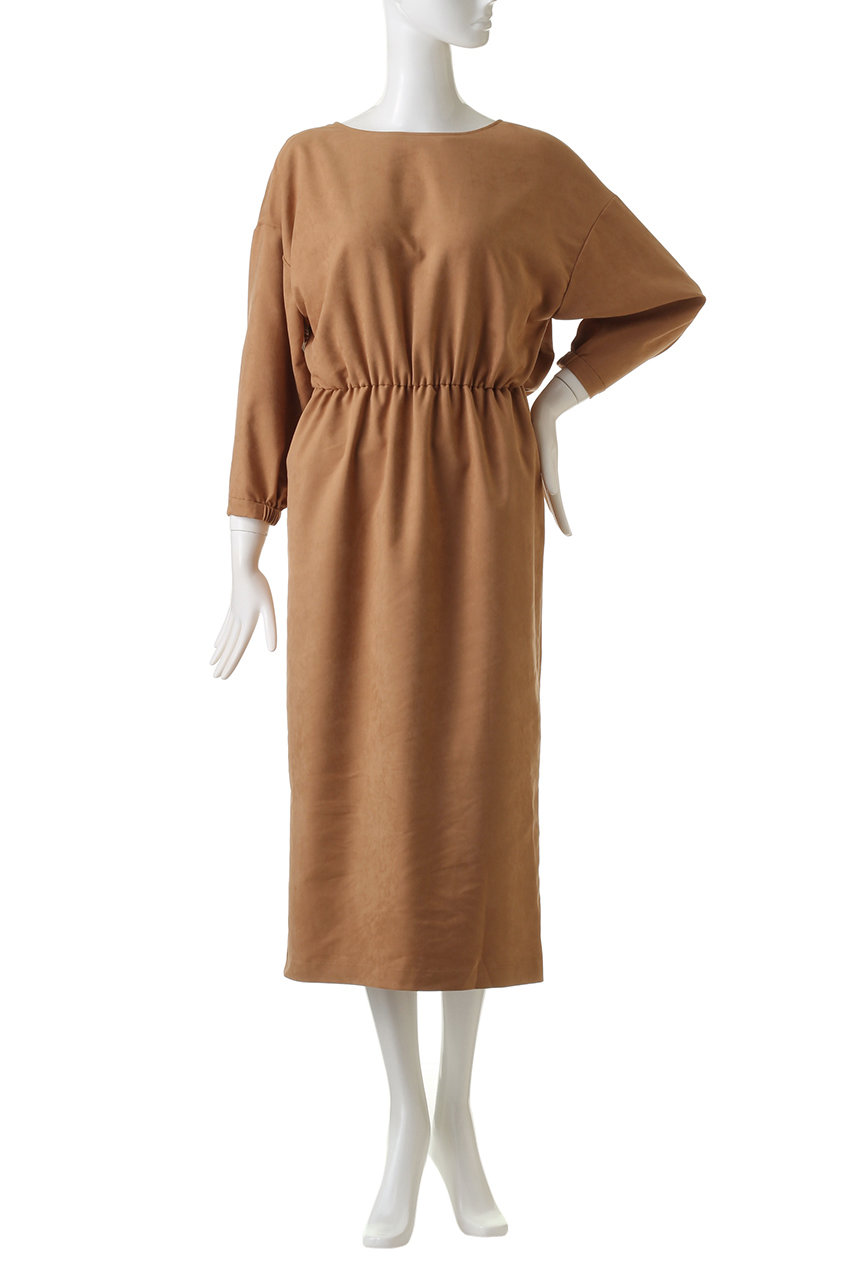 Heliopole エリオポール フェイクスエード2wayカシュクールワンピース キャメル の通販 Elleshop エル ショップ