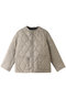 【Traditional Weatherwear】ARKLEY MID/ノーカラーキルティングジャケット エリオポール/HELIOPOLE ライトグレー