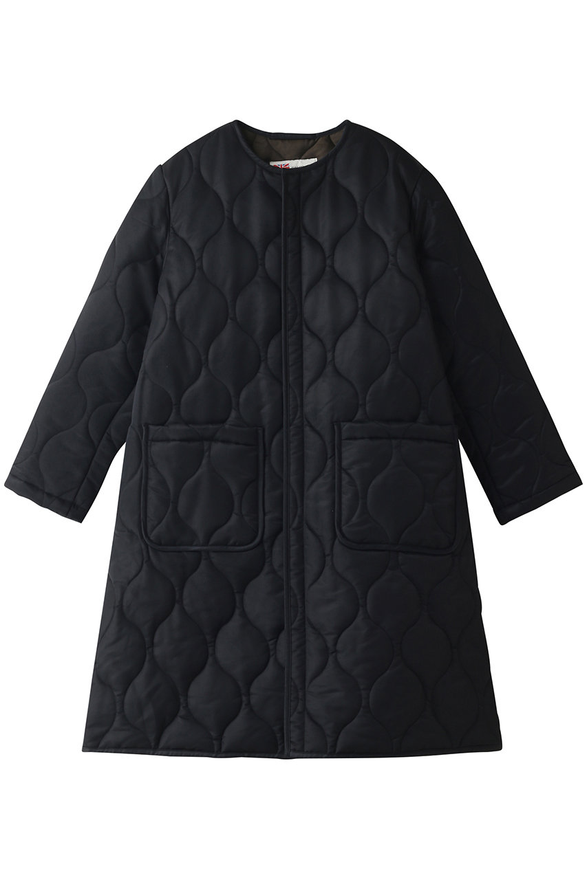 HELIOPOLE 【Traditional Weatherwear】ARKLEY LONG 2/キルティングコート (ブラック, 36) エリオポール ELLE SHOP