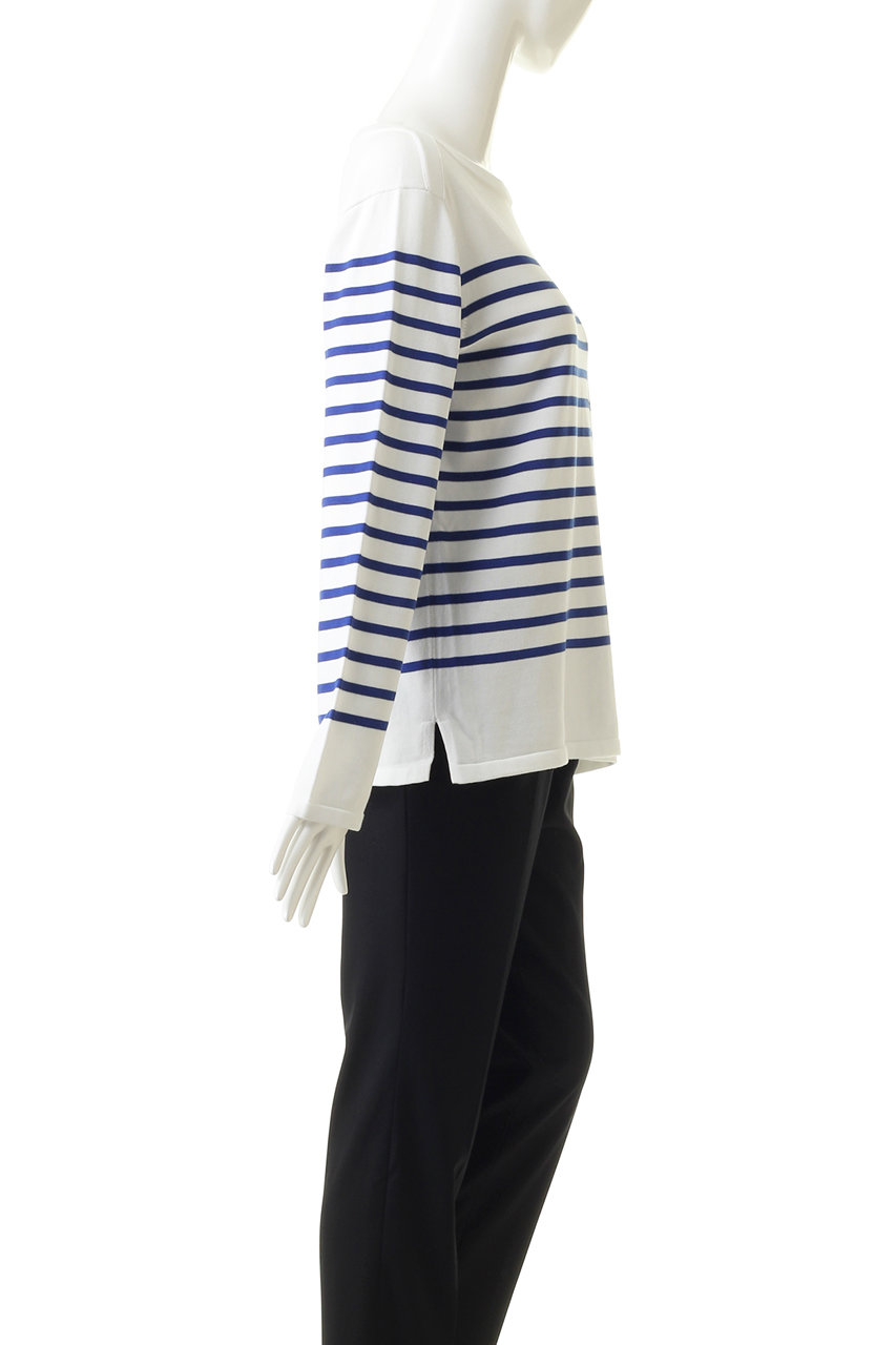 【Letroyes】SERGE-COTTON BOAT NK BORDER/ボーダーTシャツ