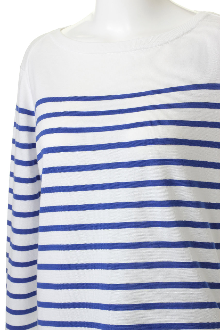 【Letroyes】SERGE-COTTON BOAT NK BORDER/ボーダーTシャツ