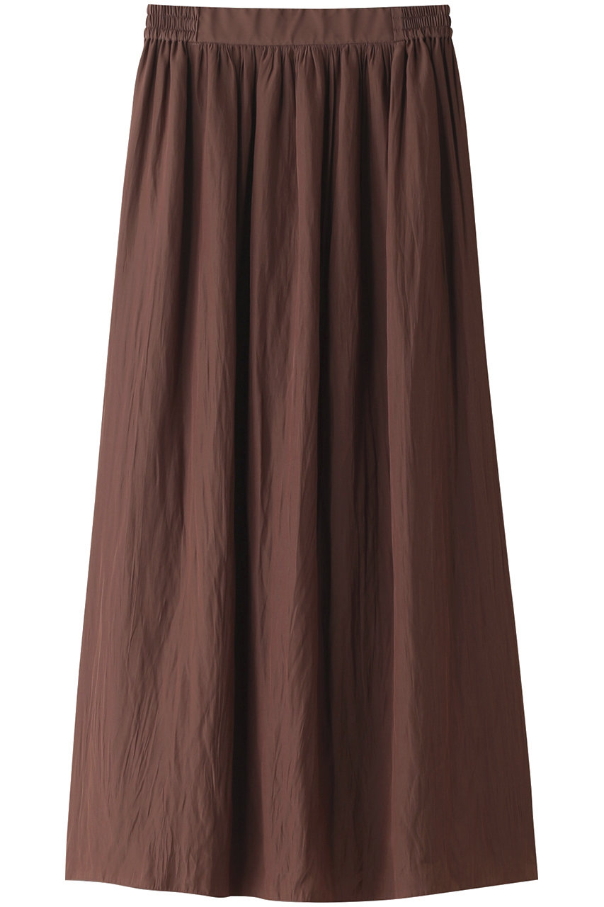 エリオポール/HELIOPOLEのタックギャザースカート(ブラウン/4211-1508)