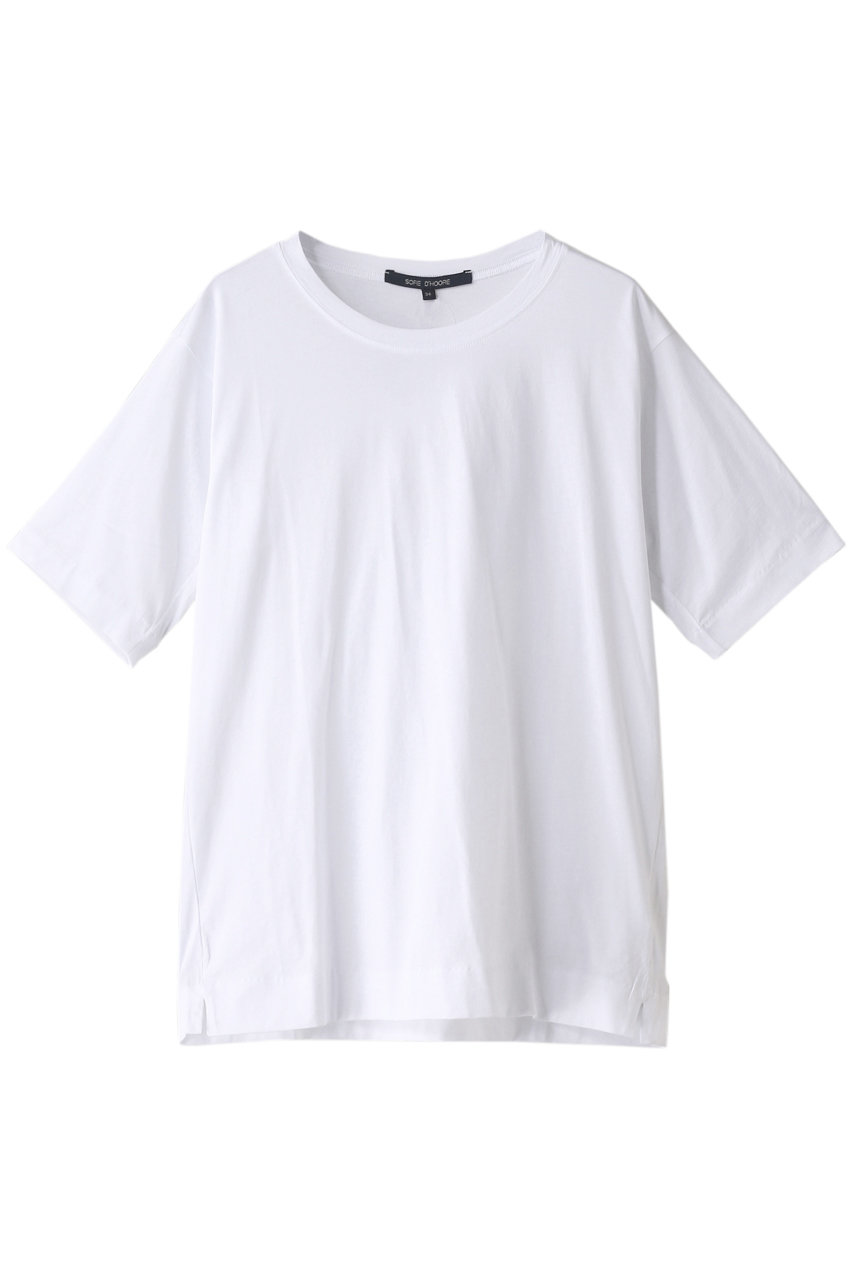 エリオポール/HELIOPOLEの【SOFIE D`HOORE】BASIC Tシャツ(ホワイト/TIA)