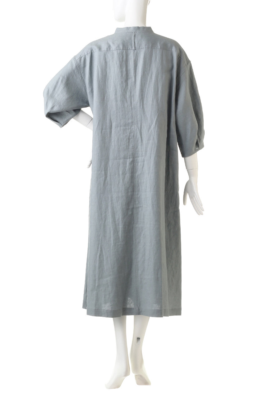 Heliopole エリオポール リネン袖タックワンピース ロイヤルブルー の通販 Elleshop エル ショップ