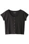 【ba&sh】ボタンTシャツ エリオポール/HELIOPOLE ブラック