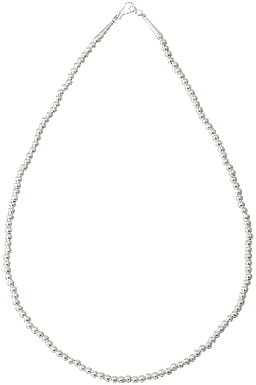 HELIOPOLE 【HARPO】4mm silver beads ネックレス (シルバー, F) エリオポール ELLE SHOP