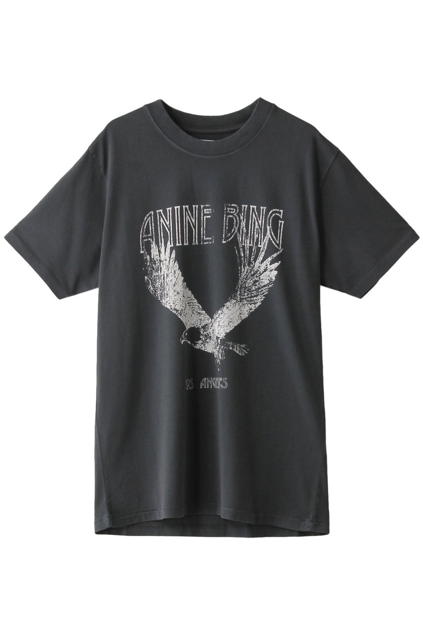 HELIOPOLE 【ANINE BING】LILI Tシャツ EAGLE (ブラック, S) エリオポール ELLE SHOP