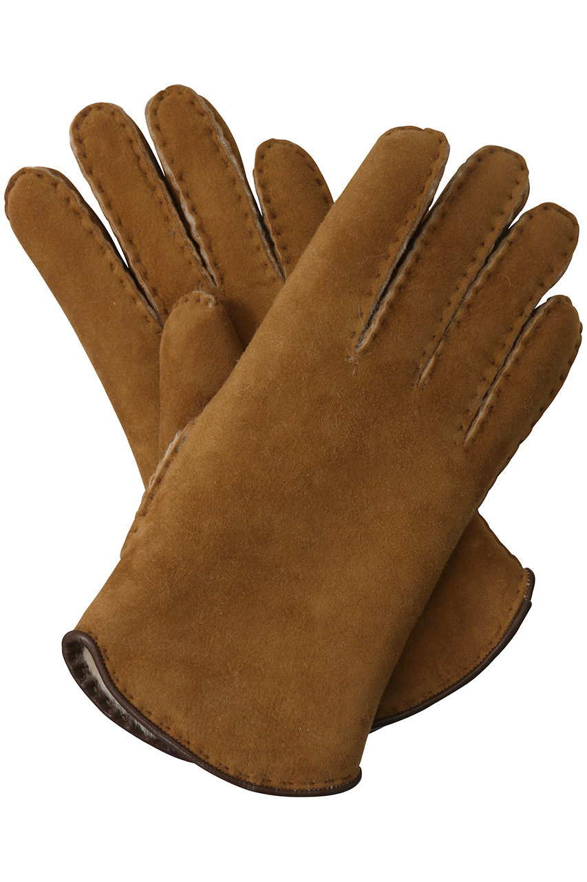 HELIOPOLE 【Gala Gloves】スウェードグローブ (キャメル, 7) エリオポール ELLE SHOP