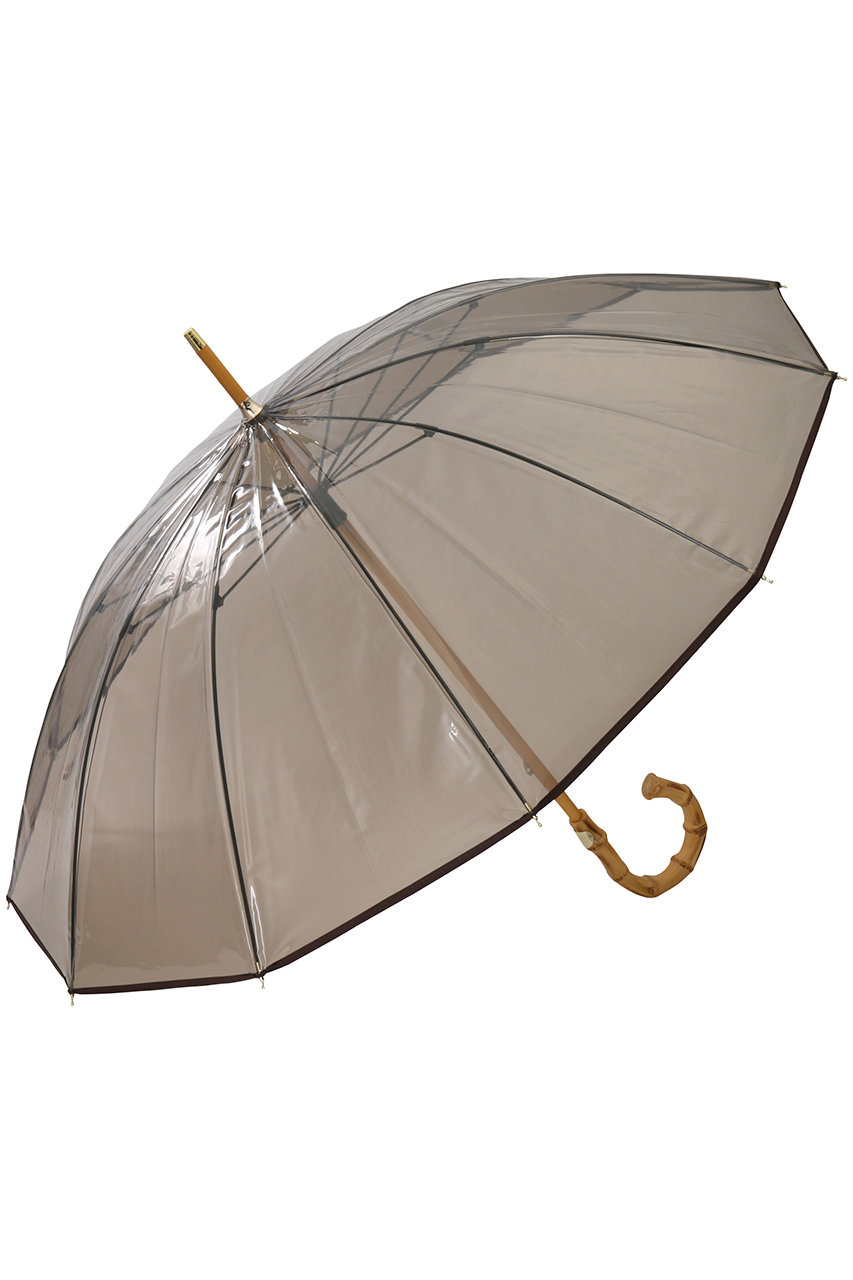 エリオポール/HELIOPOLEの【Traditional Weatherwear】BAMBO CLEAR UMB 傘(ブラウン/21093006087TN)