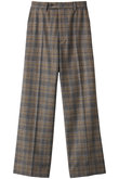 Zanieri WOOL CHECK ワイドパンツ