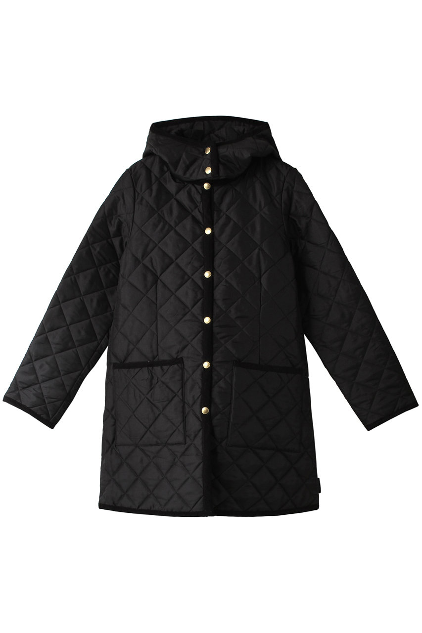 HELIOPOLE 【Traditional Weatherwear】ARKLEY W/HOOD ブルゾン (ブラック, 36) エリオポール ELLE SHOP