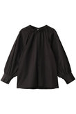 シャンブレータフタギャザーブラウス