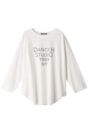 エリオポール/HELIOPOLEのロゴラグランスリーブTシャツ(110100/110102)