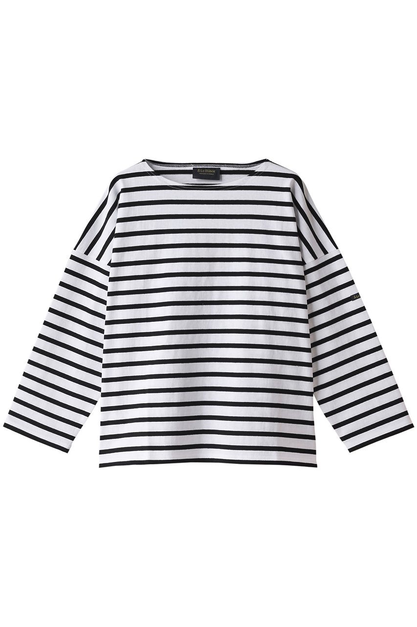 HELIOPOLE 【Le Minor】PETIT COPAIN OVERSIZED Tシャツ (ブラック, T1) エリオポール ELLE SHOP