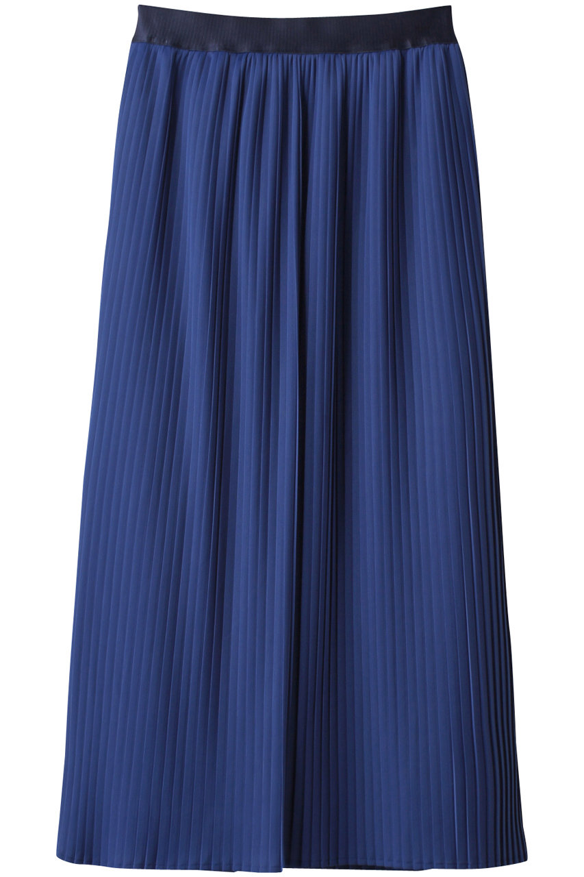 エリオポール/HELIOPOLEのプリーツIラインスカート(ブルー/14003026067HN)