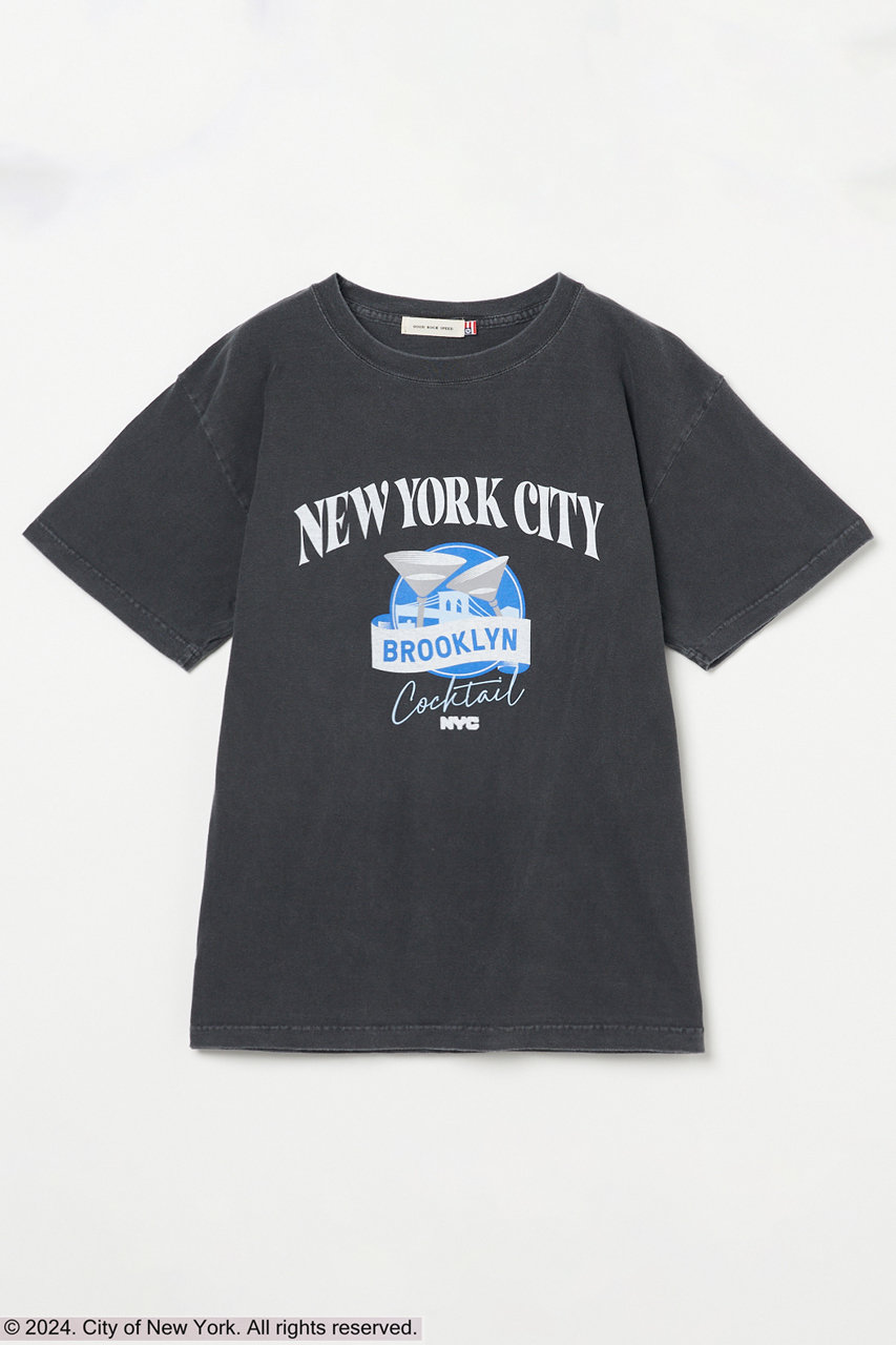 HELIOPOLE 【GOOD ROCK SPEED】GRS NYC Tシャツ (チャコールグレー, M) エリオポール ELLE SHOP
