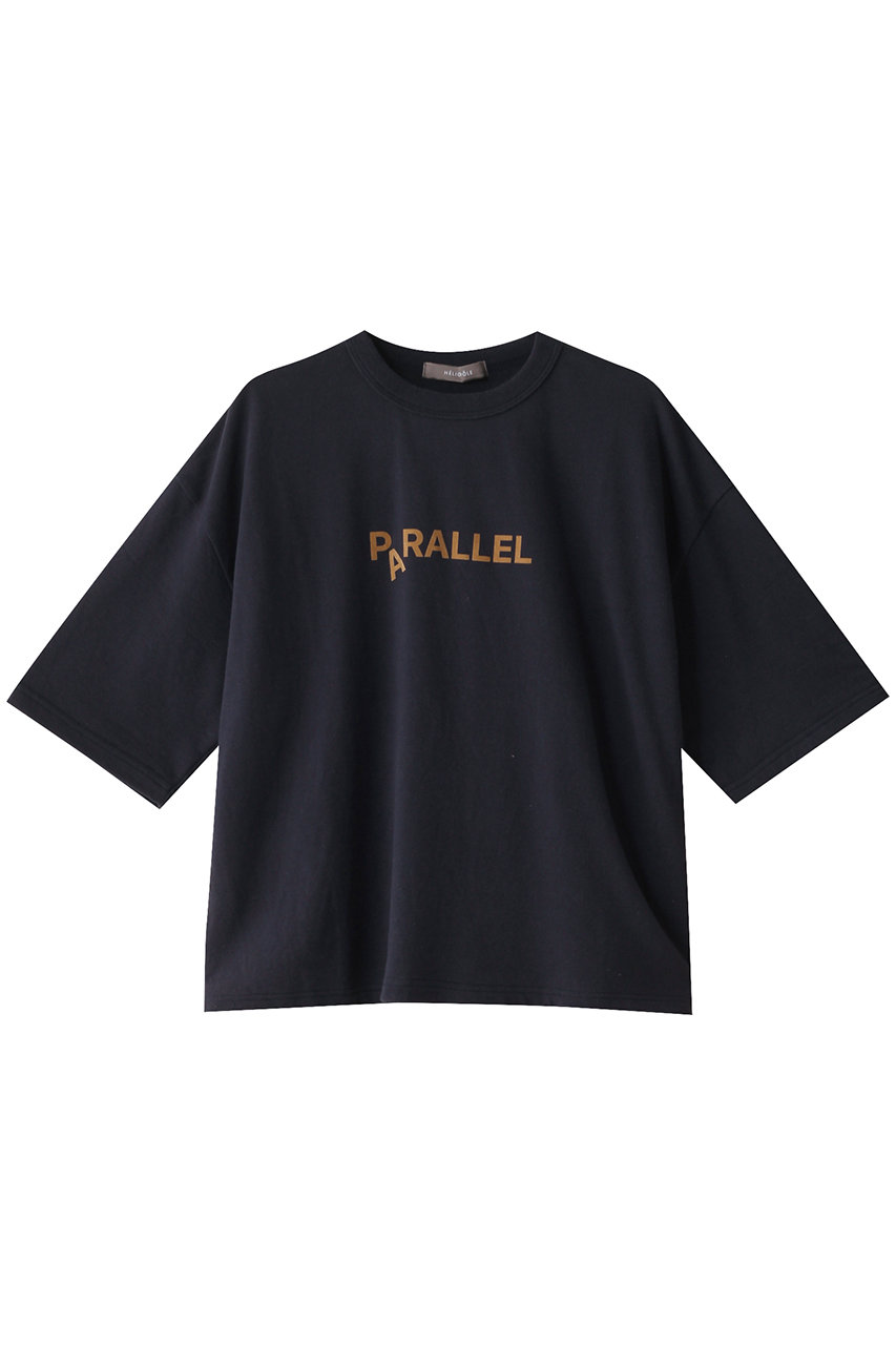 エリオポール/HELIOPOLEのPARALLEL Tシャツ(ネイビー/14003060051HN)