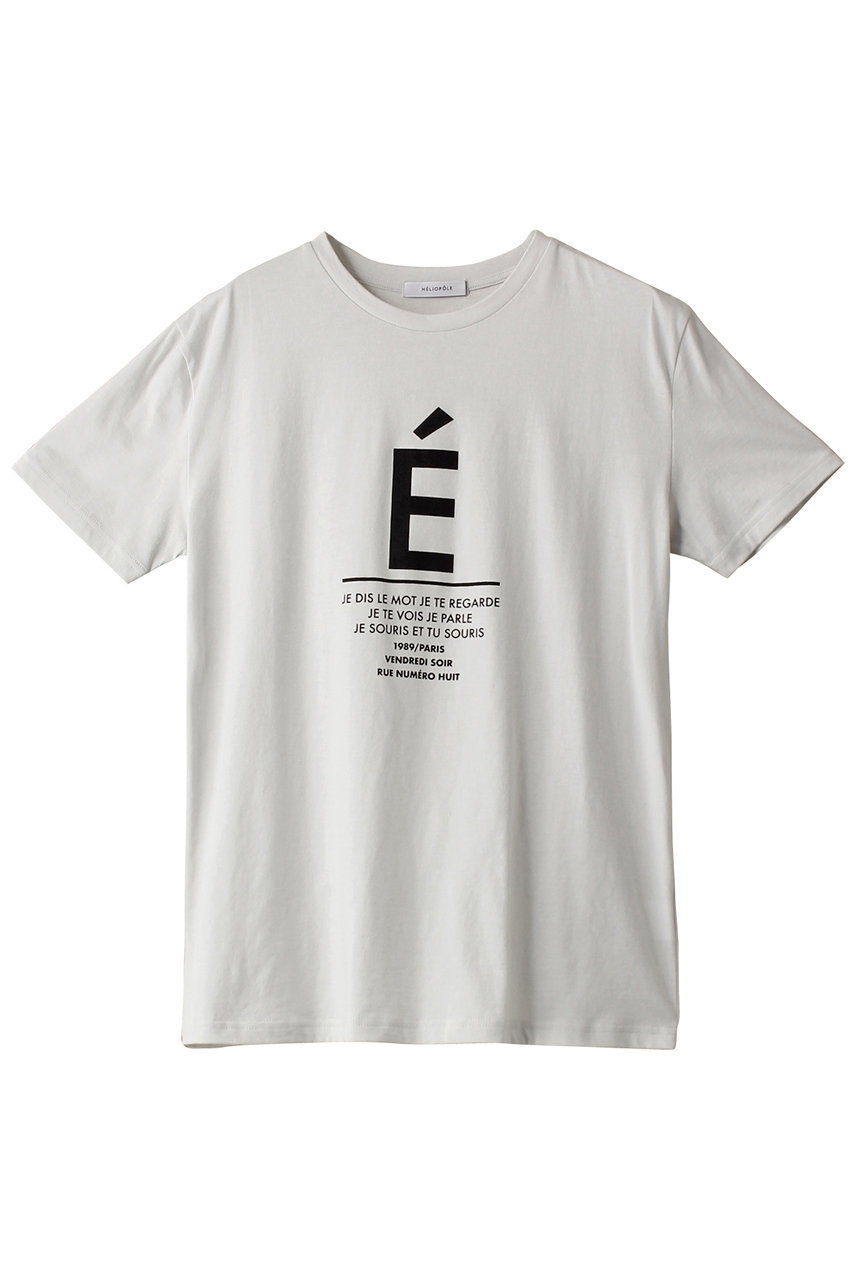 エリオポール/HELIOPOLEのLOGO Tシャツ(ライトグレー/14003038051HN)