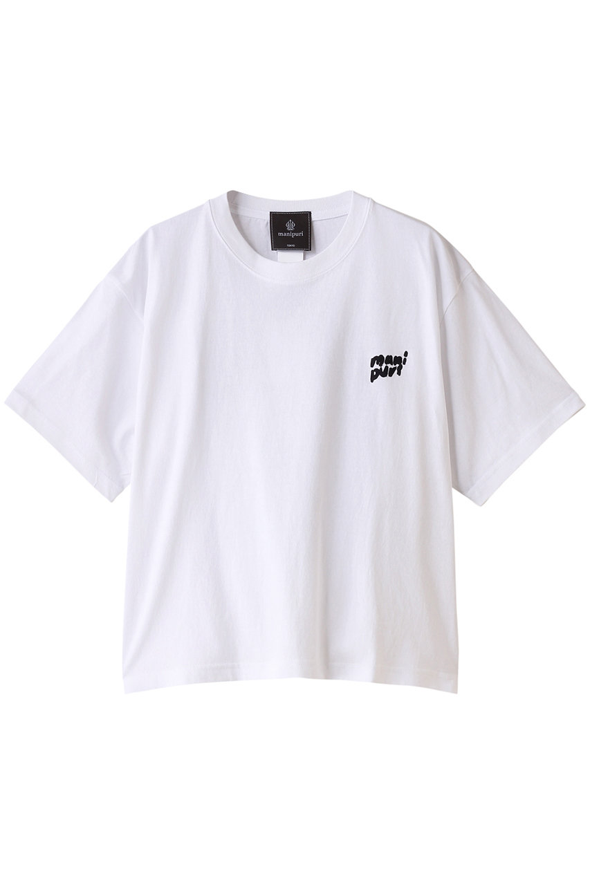 HELIOPOLE 【manipuri】PRINT Tシャツ (ホワイト, F) エリオポール ELLE SHOP