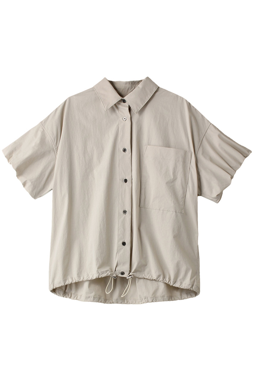 HELIOPOLE パフスリーブドローストリングシャツ (ベージュ, 38) エリオポール ELLE SHOP HELIOPOLE パフスリーブドローストリングシャツ (ベージュ, 38) エリオポール ELLE SHOP