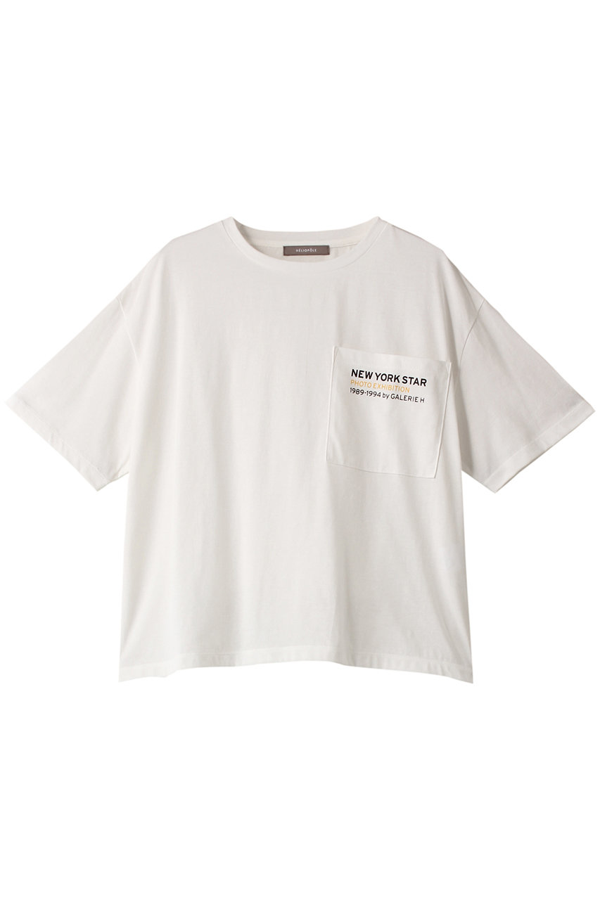 エリオポール/HELIOPOLEのNEW YORK STAR Tシャツ(アイボリー/14003061051HN)