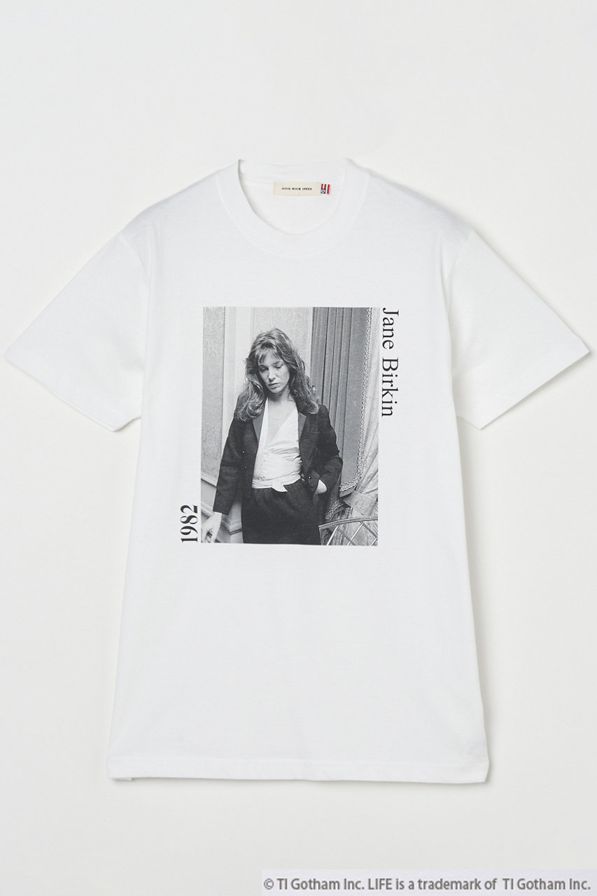 HELIOPOLE 【GOOD ROCK SPEED】GRS LIFE JB Tシャツ (ホワイト, F) エリオポール ELLE SHOP HELIOPOLE 【GOOD ROCK SPEED】GRS LIFE JB Tシャツ (ホワイト, F) エリオポール ELLE SHOP