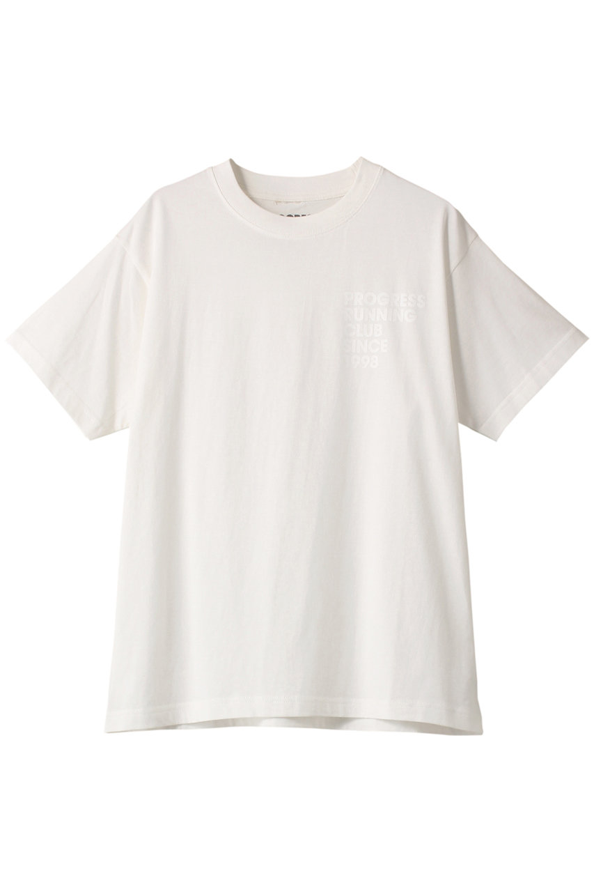 エリオポール/HELIOPOLEの【PROGRESS RUNNING CLUB】PRC 1998 S/SLV Tシャツ(ホワイト/14026002051PN)