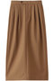 ストレッチタックスカート エリオポール/HELIOPOLE キャメル