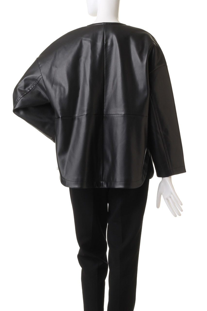 HELIOPOLE(エリオポール)｜SYNTHETIC MATERIAL ノーカラージャケット