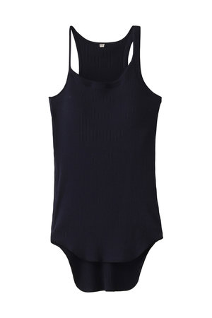 エリオポール/HELIOPOLEの【HAKUJI】オーガニックコットンアシメブラタンクトップ(110100/110101)