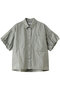 パフスリーブドローストリングシャツ エリオポール/HELIOPOLE モスグリーン