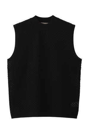 エリオポール/HELIOPOLEのスリーブレスアイレットニット(110300/110301)