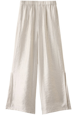 エリオポール/HELIOPOLEのサテンスリットイージーパンツ(110600/110601)