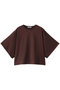 スリットスリーブ TEE エリオポール/HELIOPOLE ダークブラウン