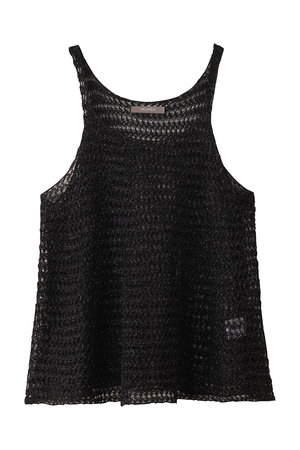 エリオポール/HELIOPOLEのグリッタークロッシェニットキャミソール(110300/110301)
