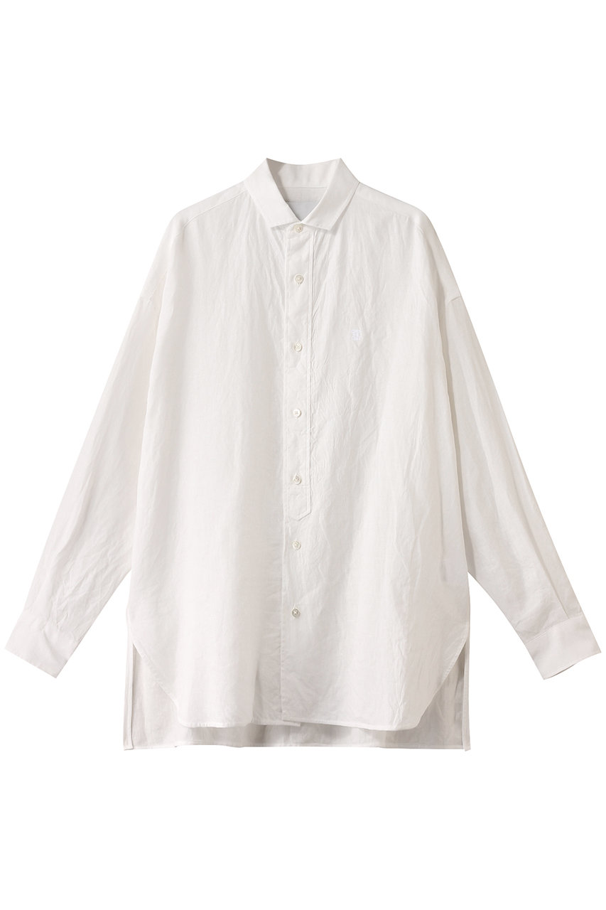 エリオポール/HELIOPOLEの【TICCA】リネンビッグシャツ(ホワイト/15551008036TN)