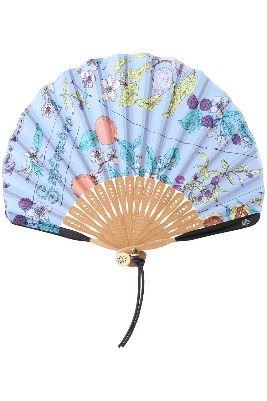 HELIOPOLE 【manipuri】扇子 (ブルー, F) エリオポール ELLE SHOP