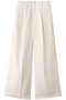 フェイクリネンストレートパンツ エリオポール/HELIOPOLE ホワイト