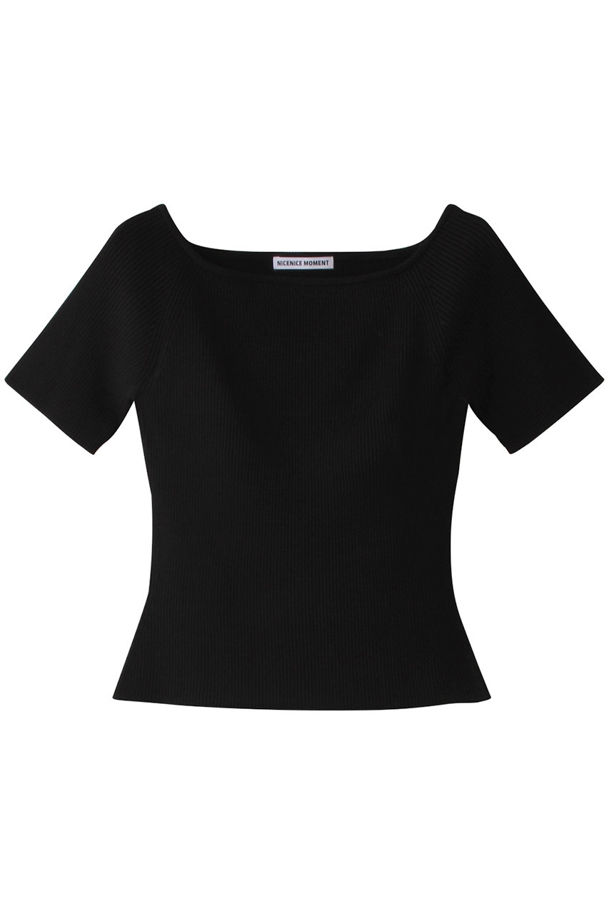HELIOPOLE 【NICENICE MOMENT】オープンショルダートップス (ブラック, S) エリオポール ELLE SHOP HELIOPOLE 【NICENICE MOMENT】オープンショルダートップス (ブラック, S) エリオポール ELLE SHOP